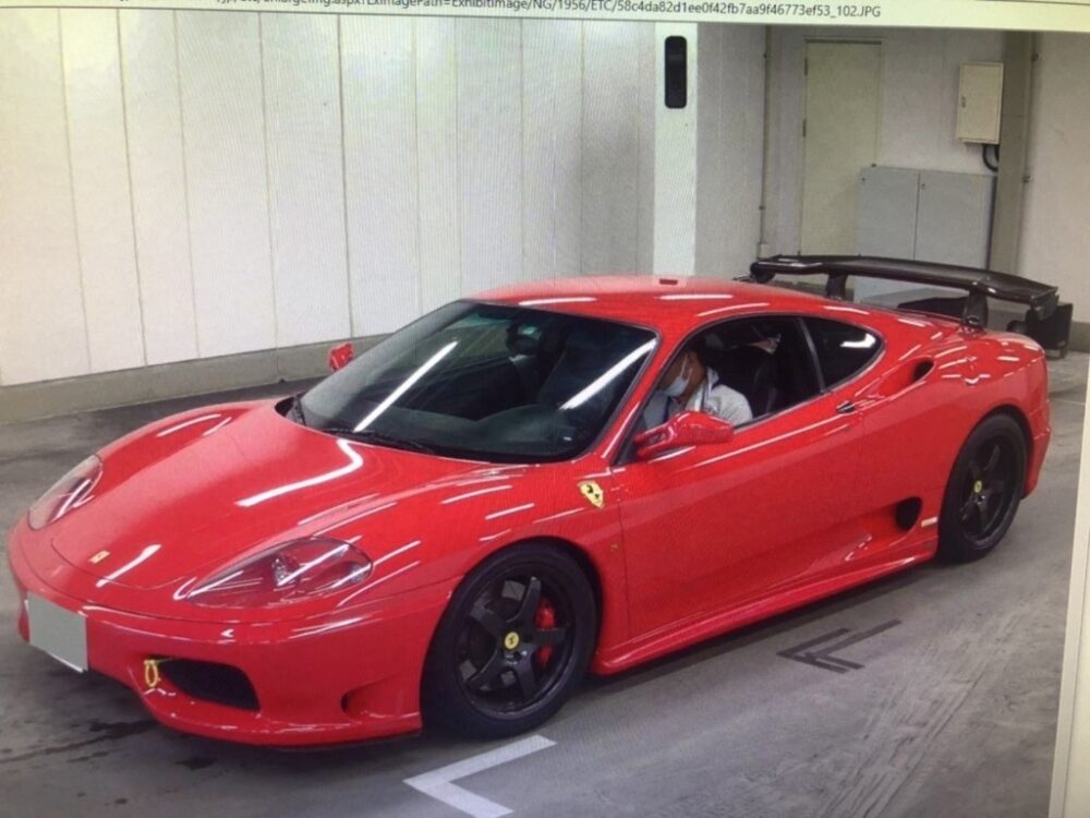 フェラーリ360モデナのオークション画像